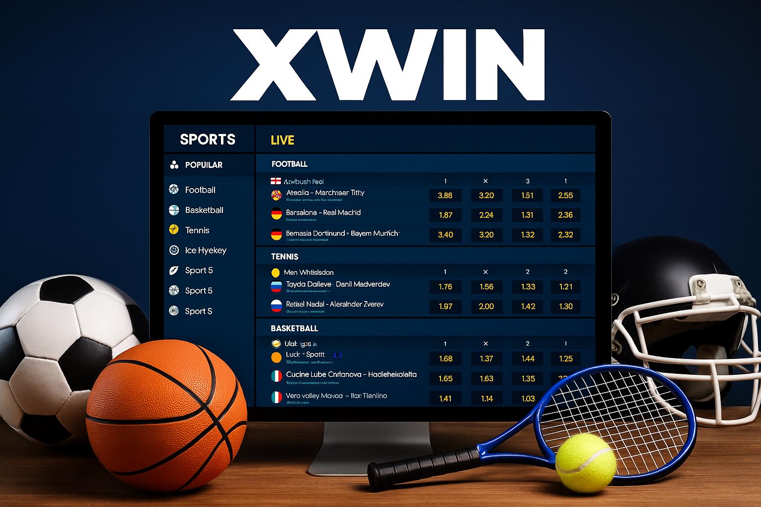 Apostas esportivas no cassino online XWIN  
